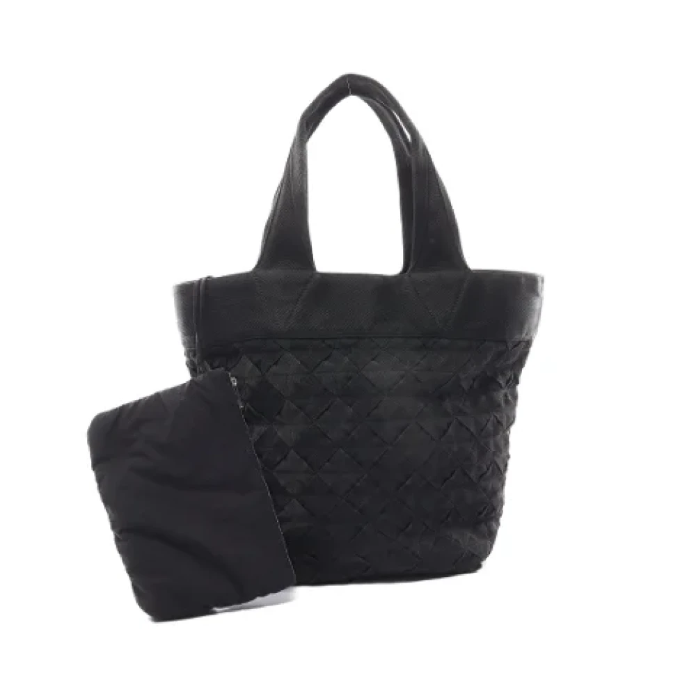 Bottega Veneta Vintage Pre-owned Fabric handbags Black Dames