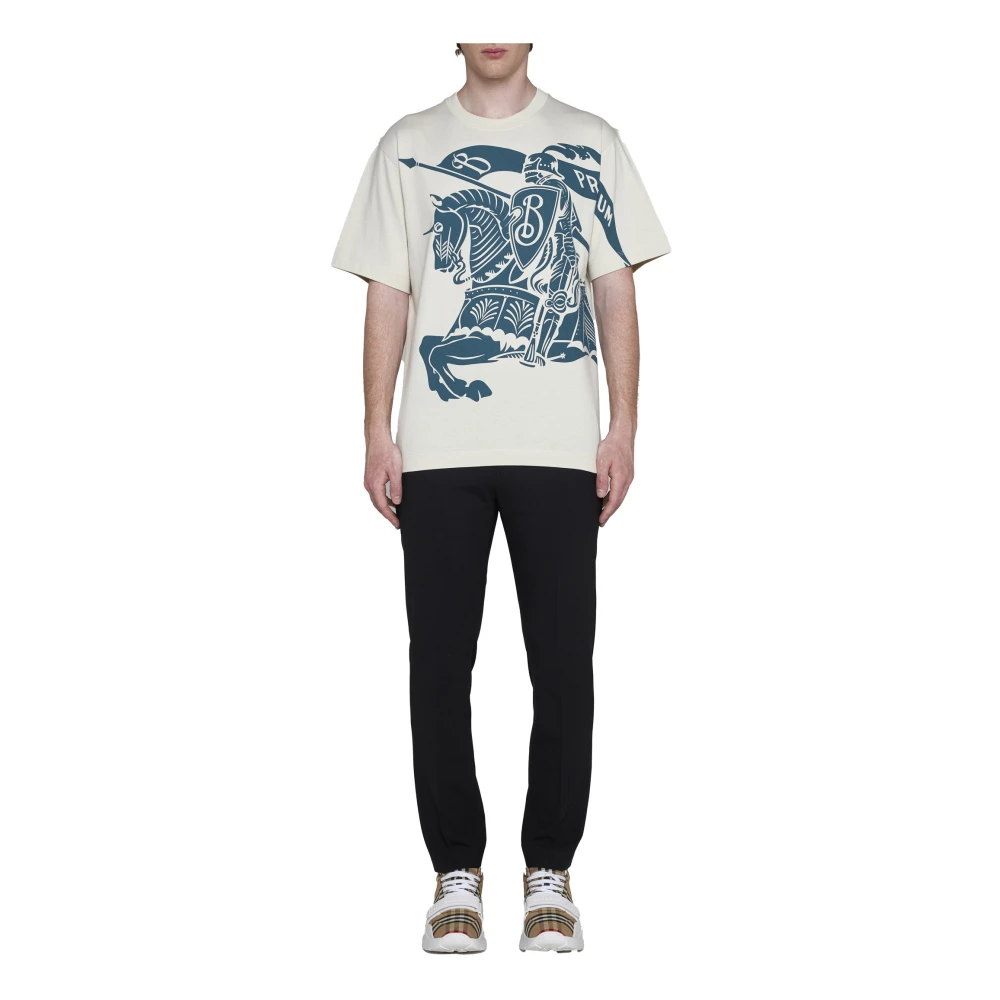 Burberry Stijlvolle T-shirts en Polos White Heren
