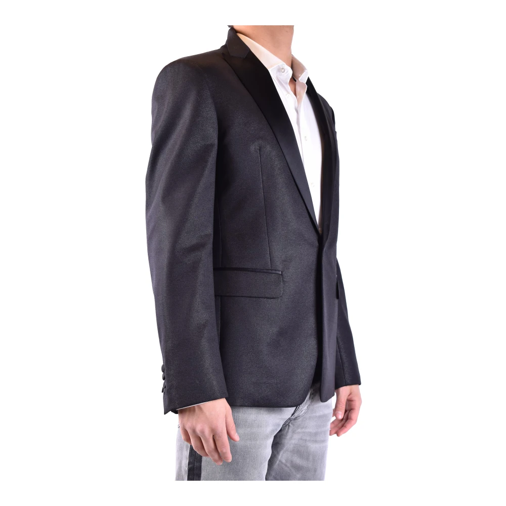 Dsquared2 Men's Black Blazers, L, Formal Blazer Jacket