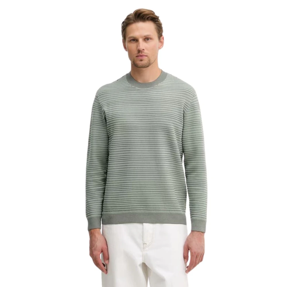 Armani Exchange Hombre Verde - Jersey De Cuello Redondo - Knitwear - M