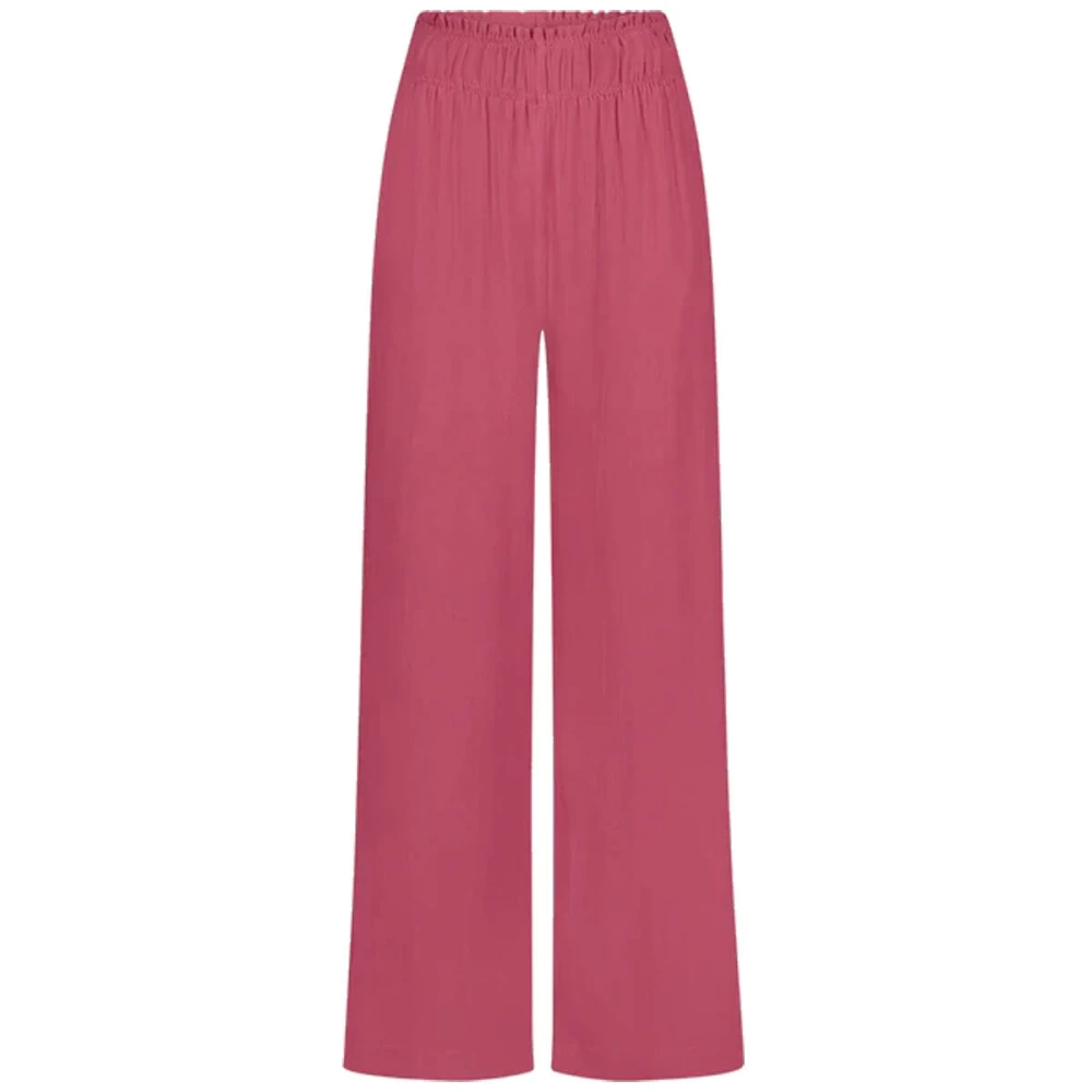 By-Bar Robyn Viscose Broek Pink Dames