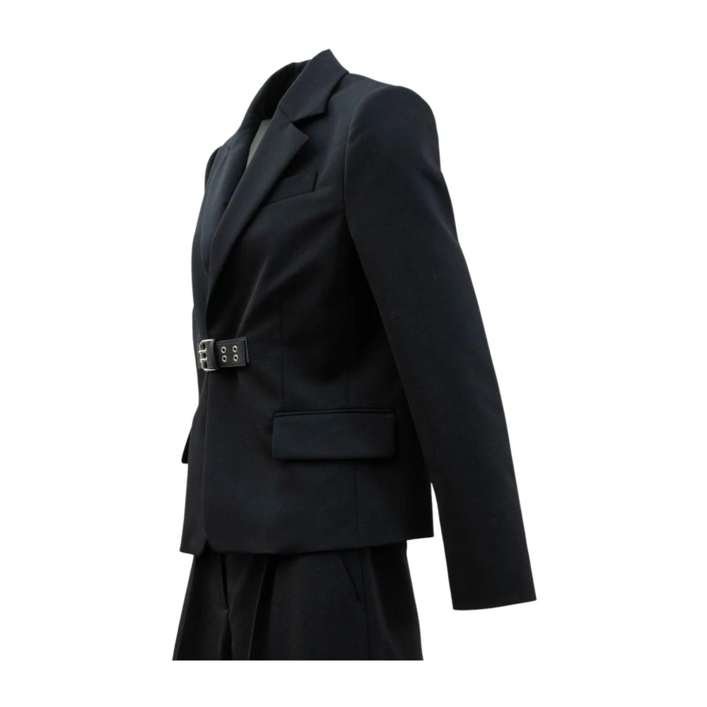 Love Moschino Elegante Aansluitende Blazer voor Dames Black Dames