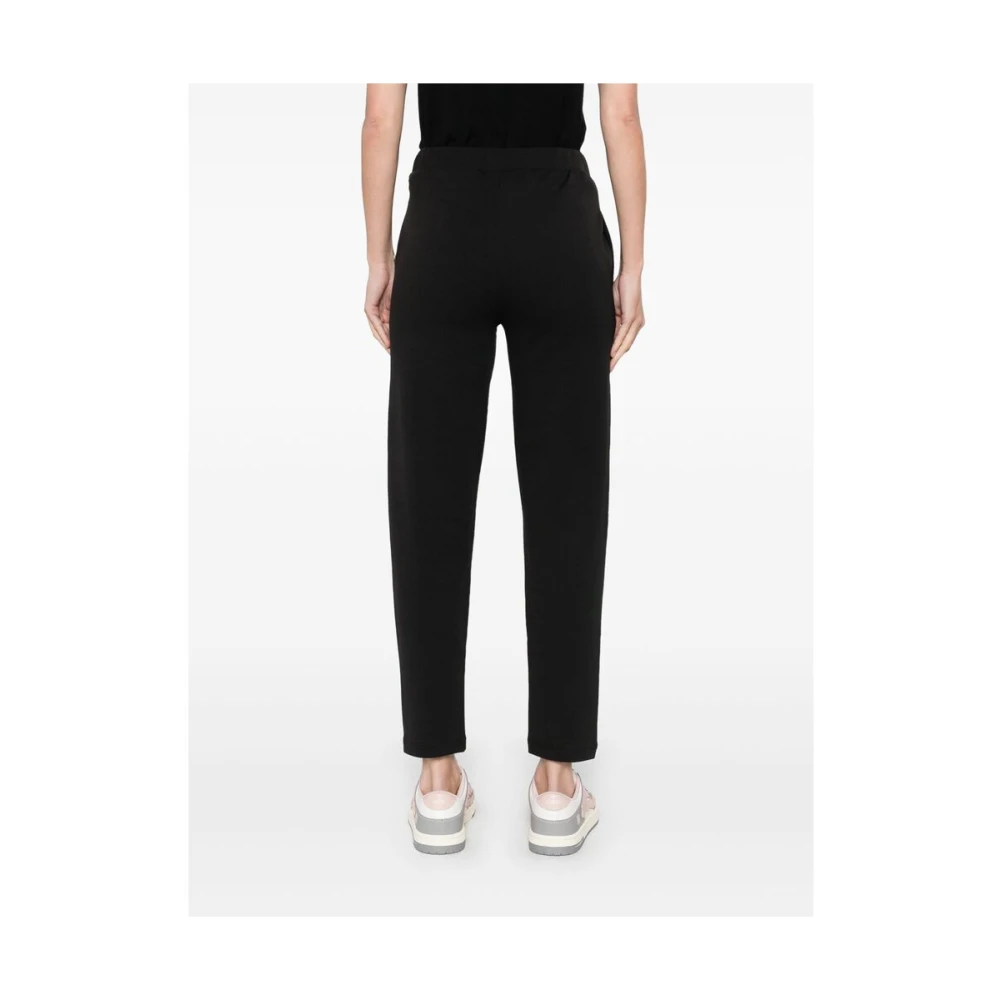 Calvin Klein Zwarte elastische tailleband steekzakken Black Dames