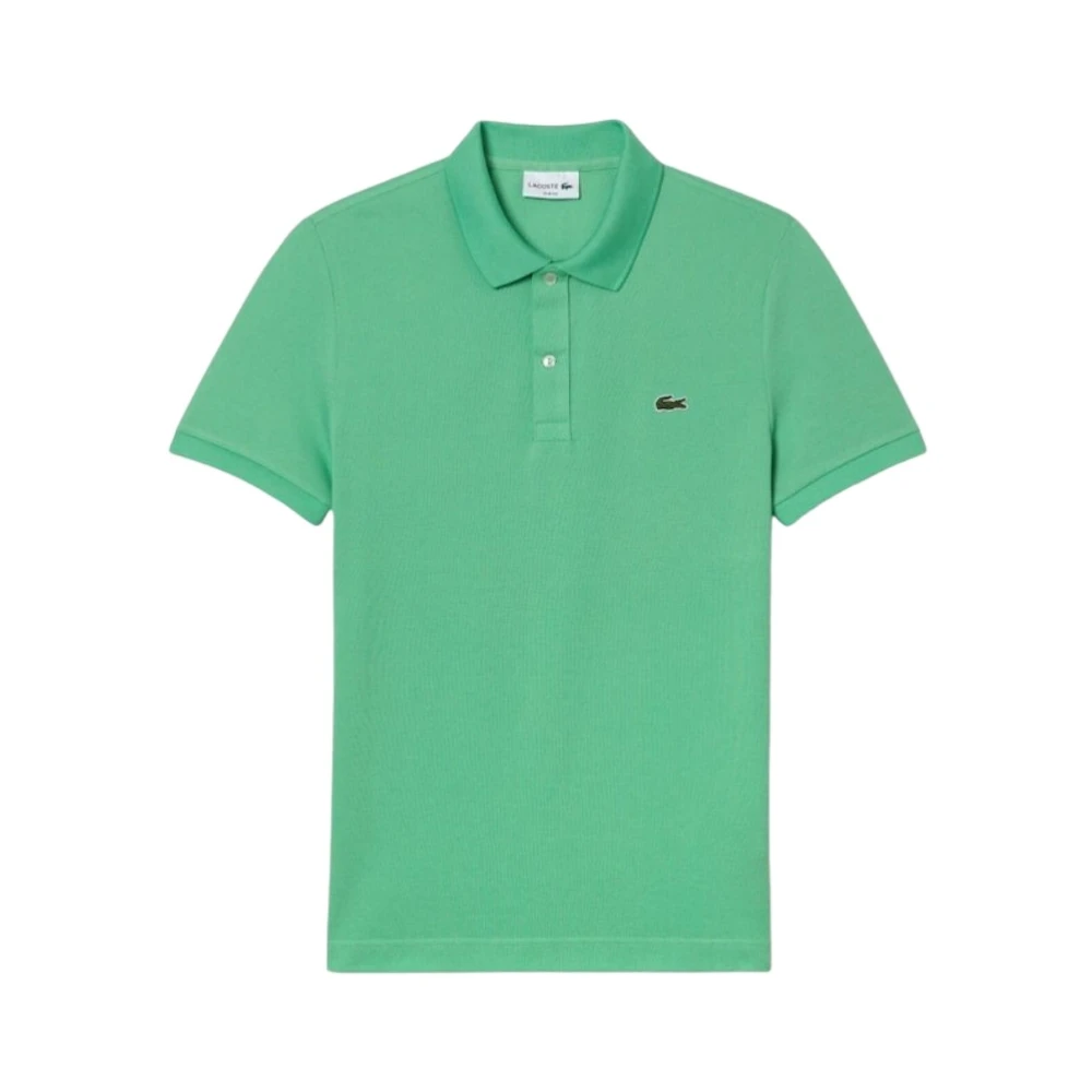 Lacoste Men's Green Polo Shirts, S, Timeless Classic Polo Shirt