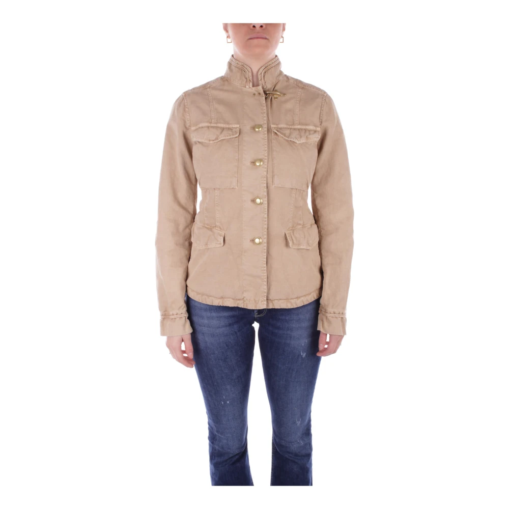 Fay Light Jackets Beige Dames