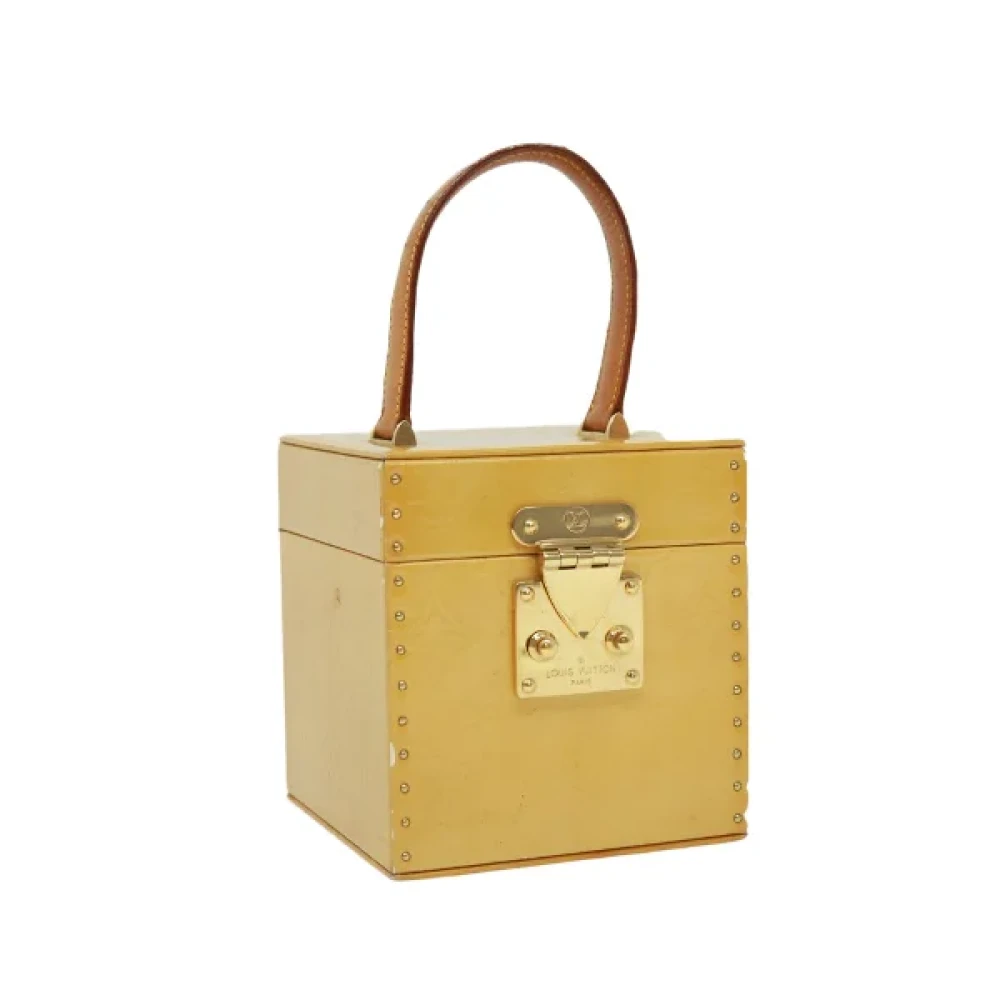 Louis Vuitton Vintage Pre-owned Leather home-office Beige Dames