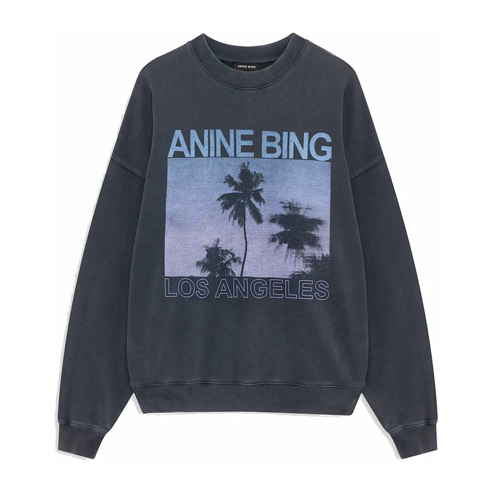 Anine Bing Women's Gray Harvey Sweatshirt - Sweatshirts - L - Sweatshirts & Hoodies