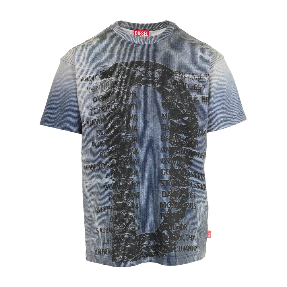 Diesel - Tops > T-Shirts - Blue - Diesel - Modalova