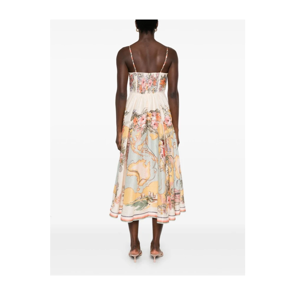 Zimmermann Multicolor Jurk voor Vrouwen Ss25 Multicolor Dames