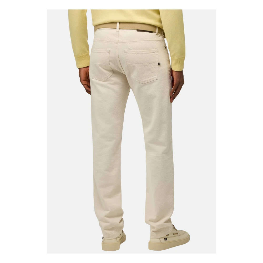 Boggi Milano Crème Denim Jeans Beige Heren