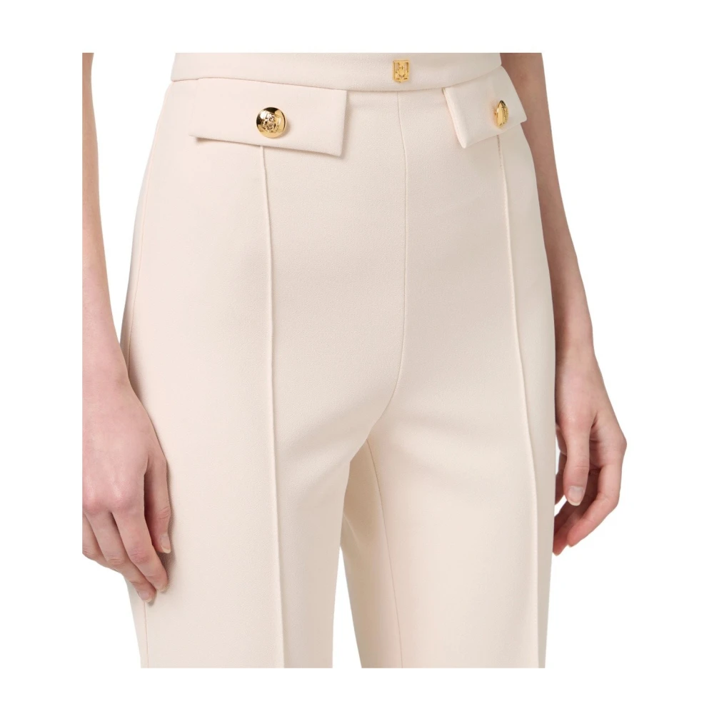 Elisabetta Franchi Boter Palazzo Broek White Dames