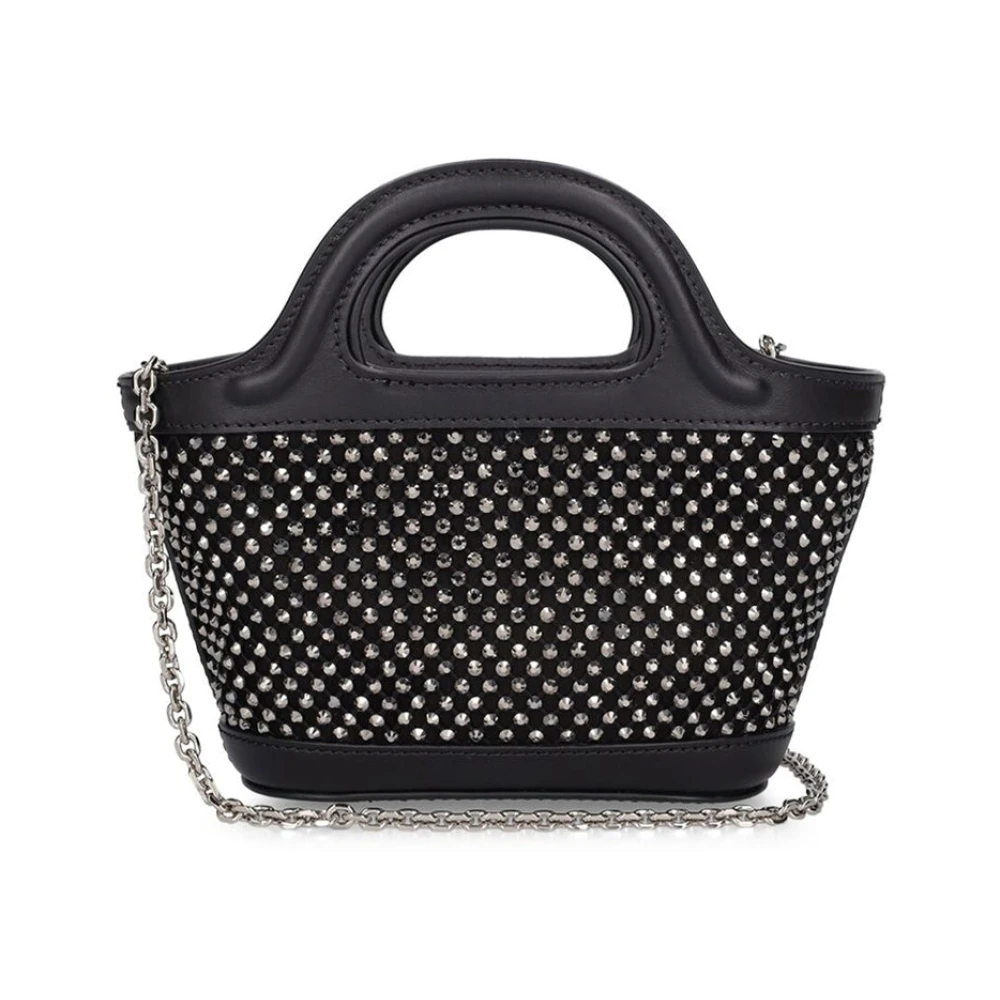 Marni Tropicalia Micro Schoudertas Kristalversiering Black Dames