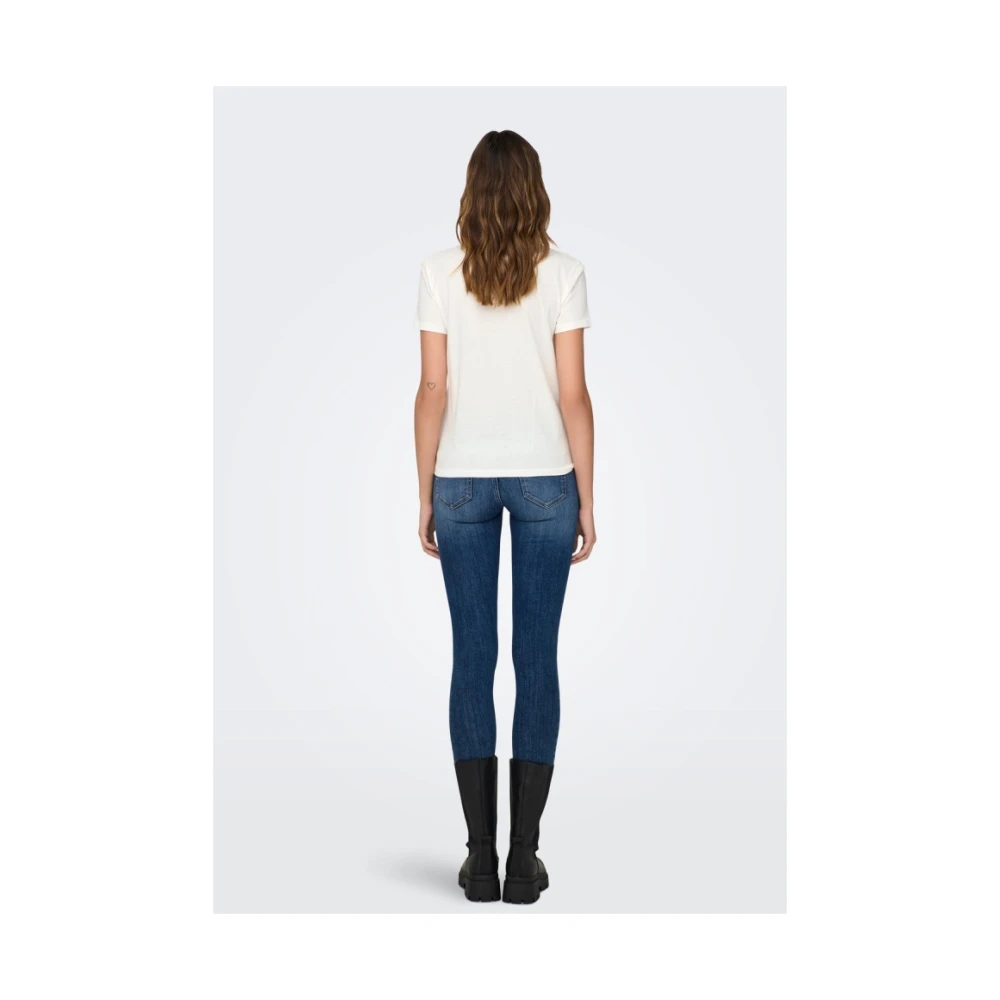 Jacqueline de Yong T-Shirts White Dames
