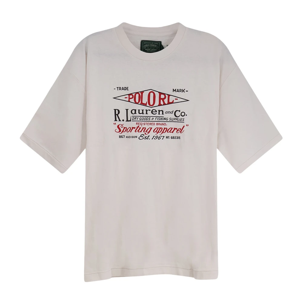 Polo Ralph Lauren Uomo Beige Top, M, New,