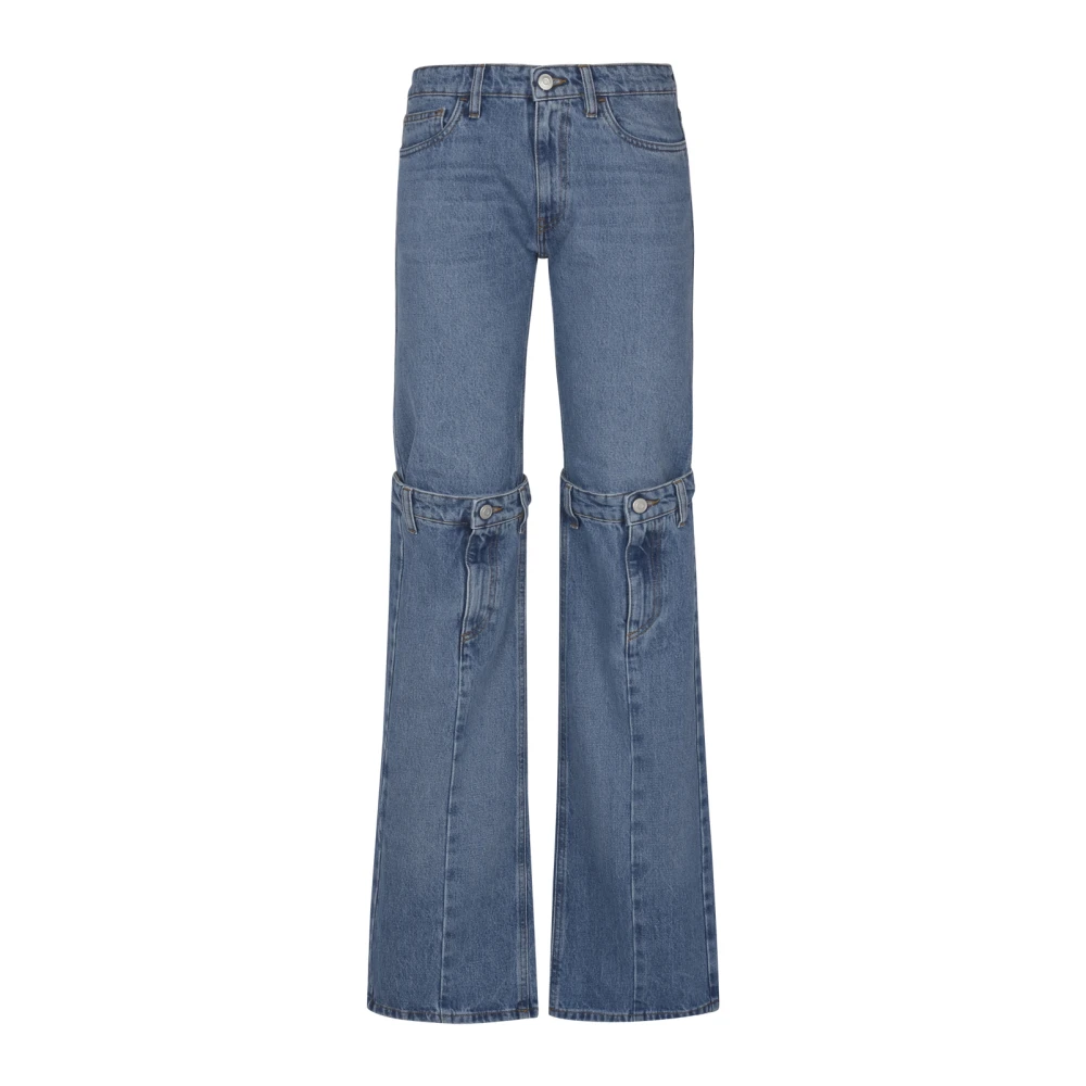 Coperni Open Knie Jeans voor Vrouwen Blue Dames