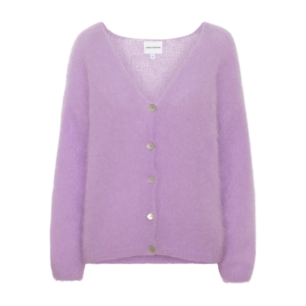 American Dreams Batik-geïnspireerde Cornelia Cardigan in Lila Purple Dames