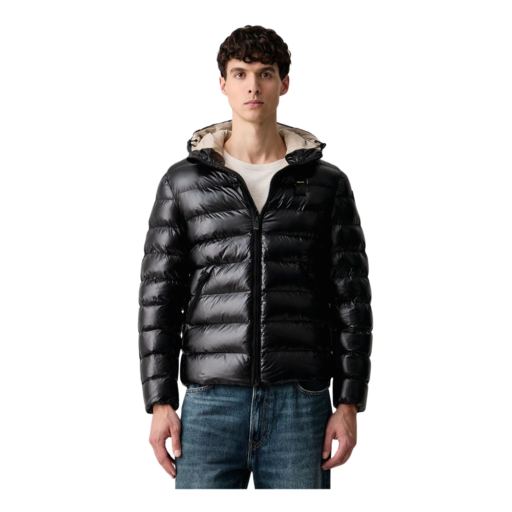 Blauer Uomo Nero Per 26Wbluc02054 Giacca Imbottita Eco Adams (Xl), Casual, Poliamide - Immagine 4