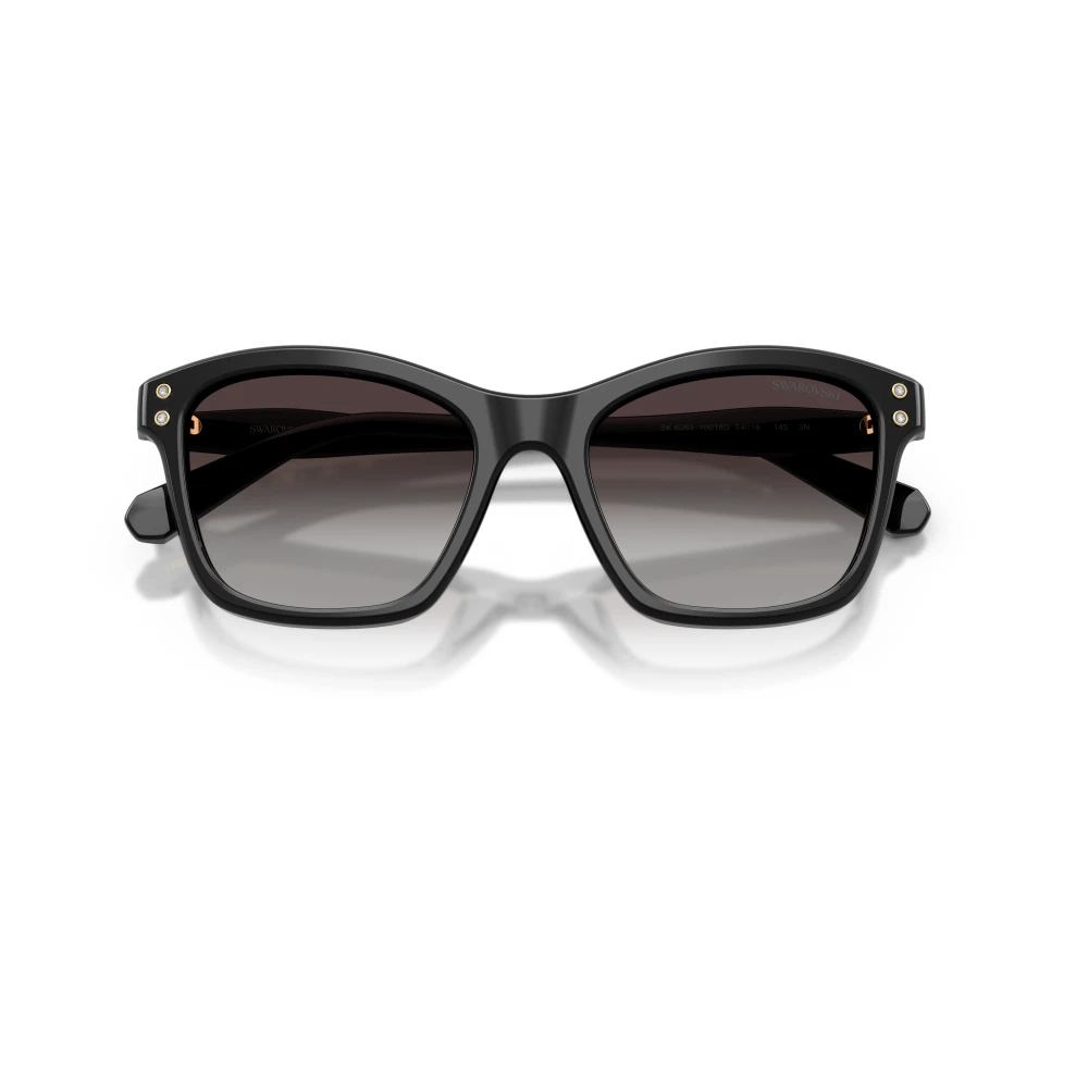 Swarovski Unisex Black Sk6063 Sunglasses - Sunglasses - 54 Mm - Accessories