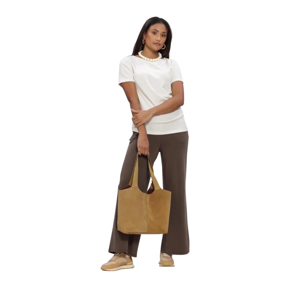 My Essential Wardrobe - Mwhelle Assymetric Tee - Tops - Damen - Weiß - S - Bild 3