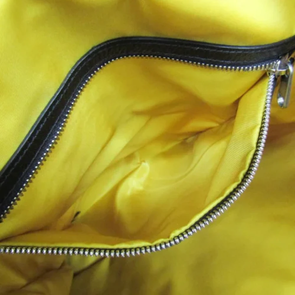 Gucci Vintage Pre-owned Canvas backpacks Yellow Dames