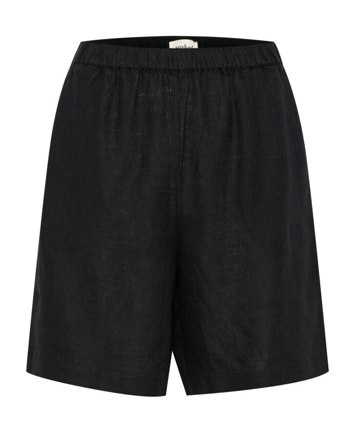 shorts-et-culottes-en-lin-noir