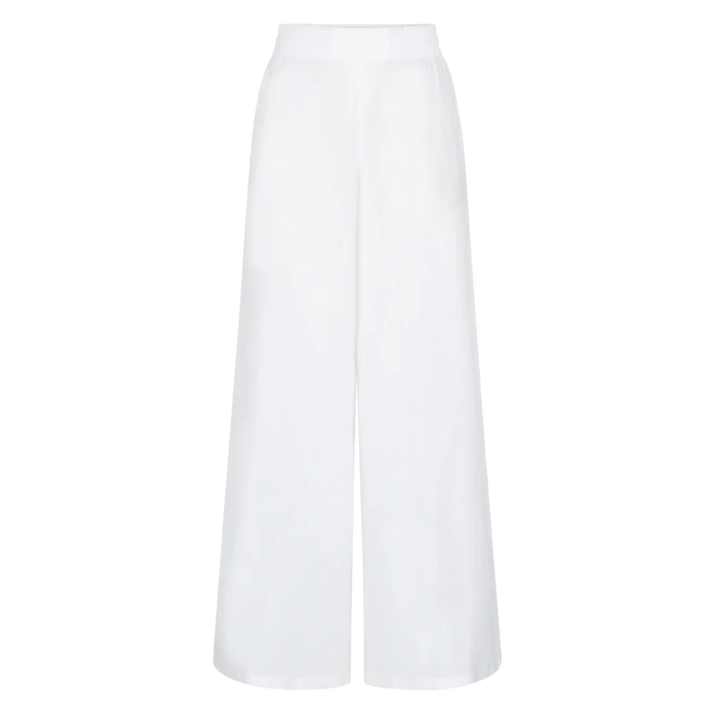 Drykorn Women's White Wide Trousers, W26 L34, Ceiling 10 Wide Trousers