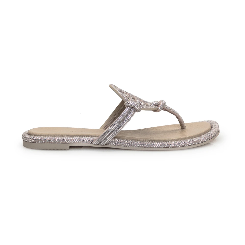 TORY BURCH Geknoopte Pave Sandalen Gray Dames