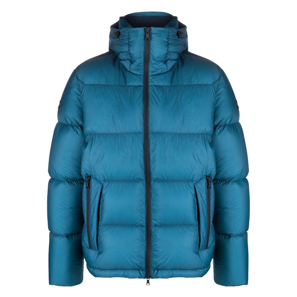 Paul & Shark Blue Down Jackets, Male, L, Down Jacket