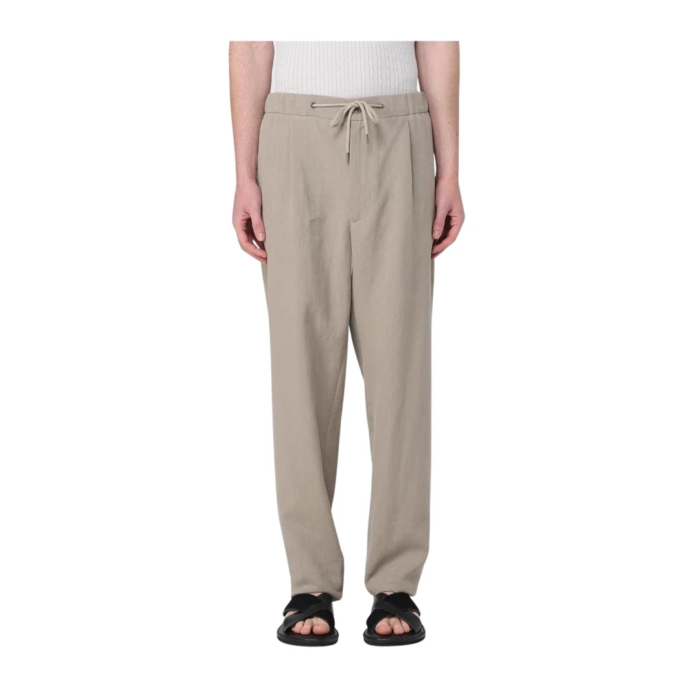 Trousers > Straight Trousers - - Giorgio Armani - Modalova