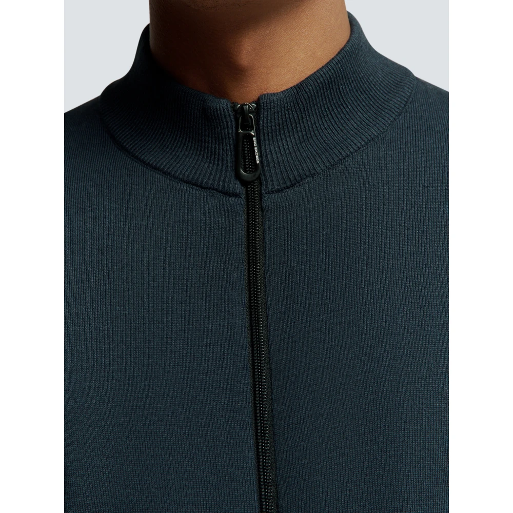No Excess Melange 2 Gekleurde Vest Blue Heren