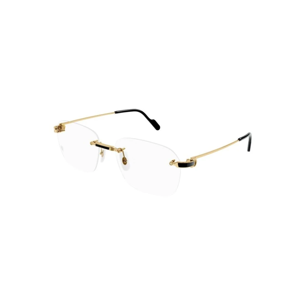 Cartier Men's Yellow Glasses, 58 Mm, Ct0343o Optical Frame