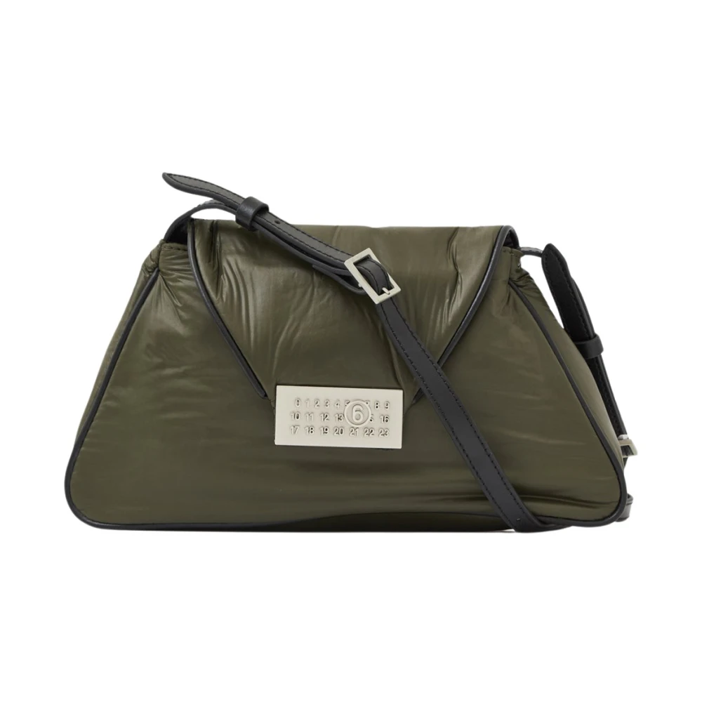 MM6 Maison Margiela Stijlvolle leren tassen voor vrouwen Green Dames