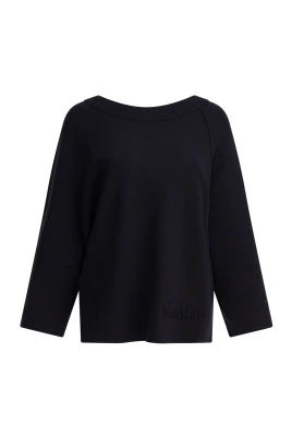 Blå Stickad Tröja Sweater AW25