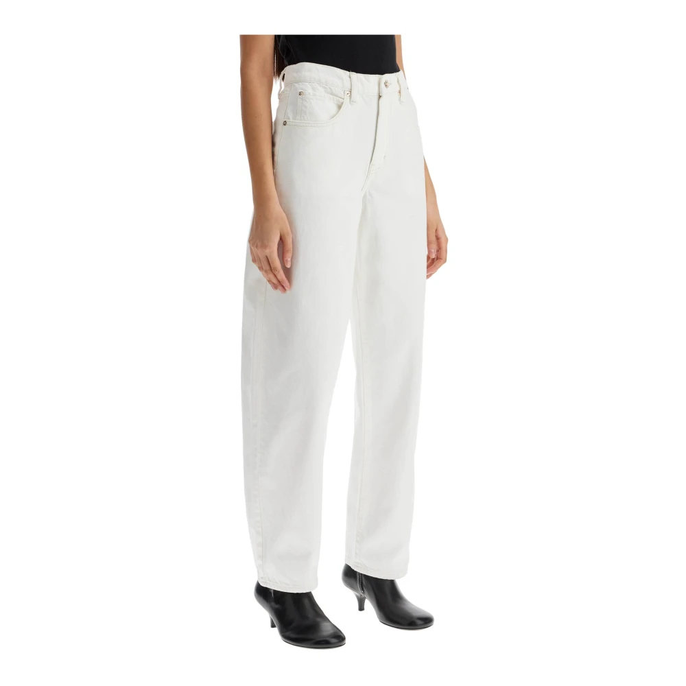 Frame Barrel Jeans voor Vrouwen White Dames