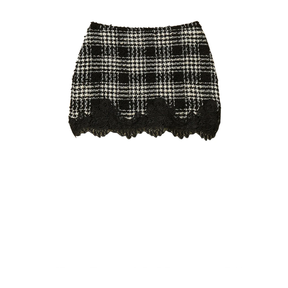 Twinset Donna Nero Gonne, M, New,