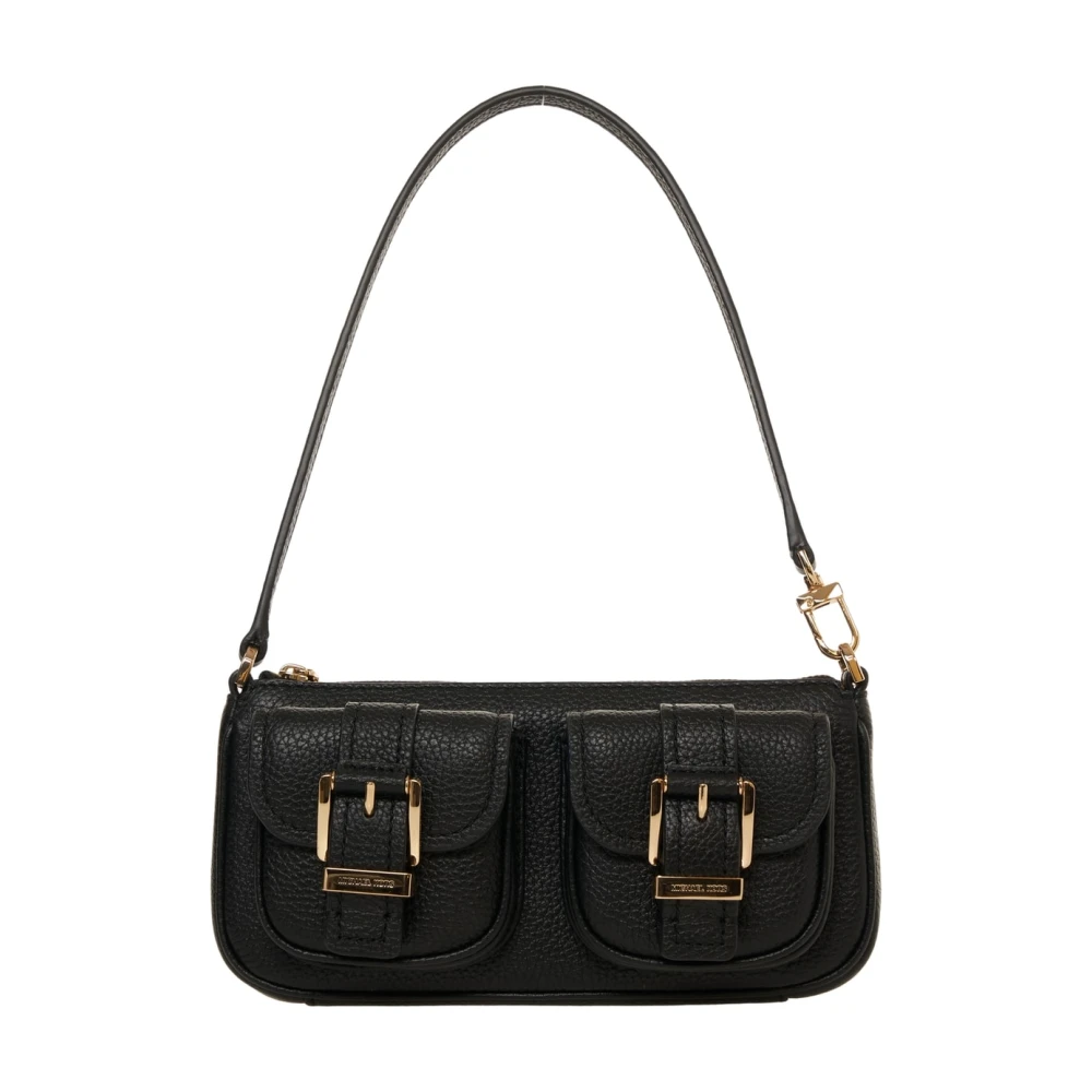 Michael Kors Zwarte Schoudertas 'Zoe' Black Dames
