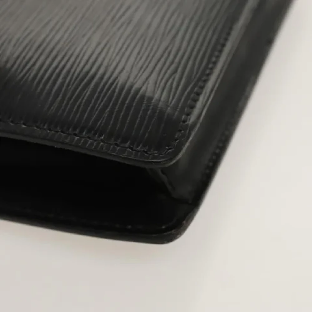 Louis Vuitton Vintage Pre-owned Leather clutches Black Dames