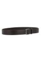ceinture-plate-en-cuir-marron
