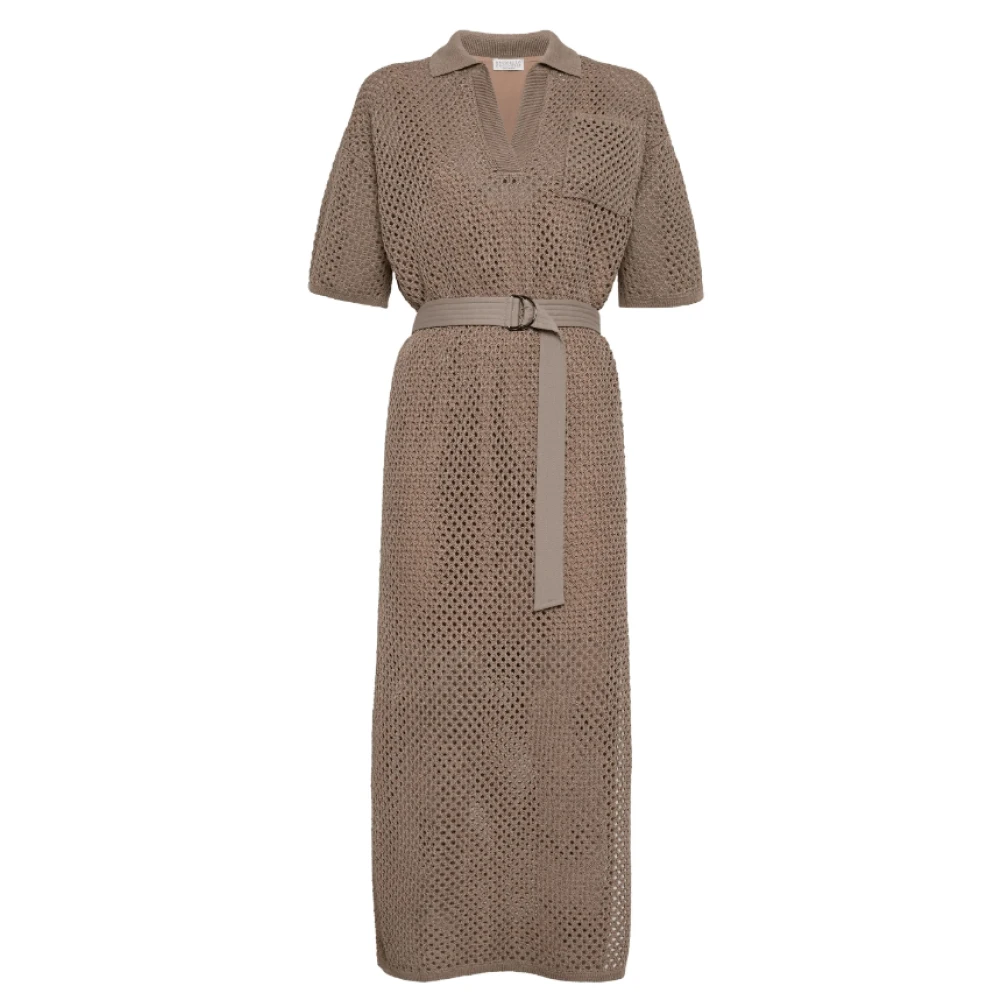 Dresses > Day Dresses > Knitted Dresses - - Brunello Cucinelli - Modalova