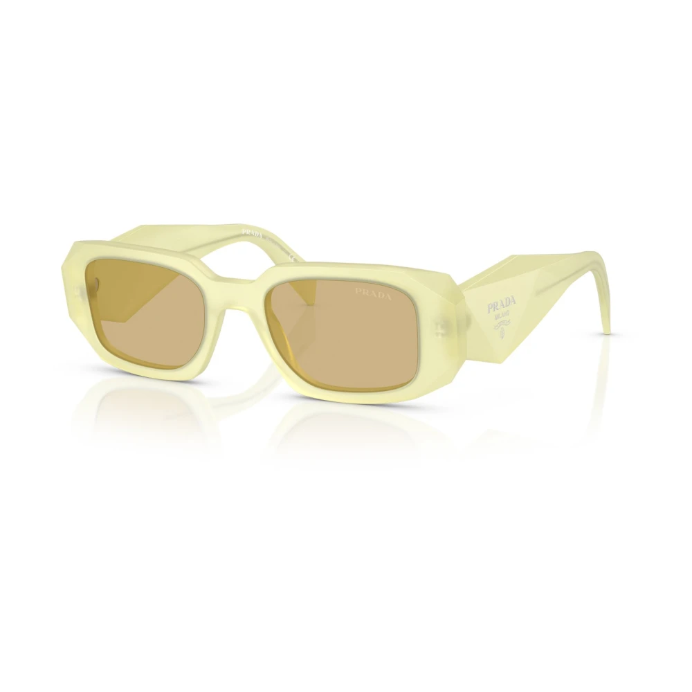 Prada Women's Yellow Symbole Sunglasses