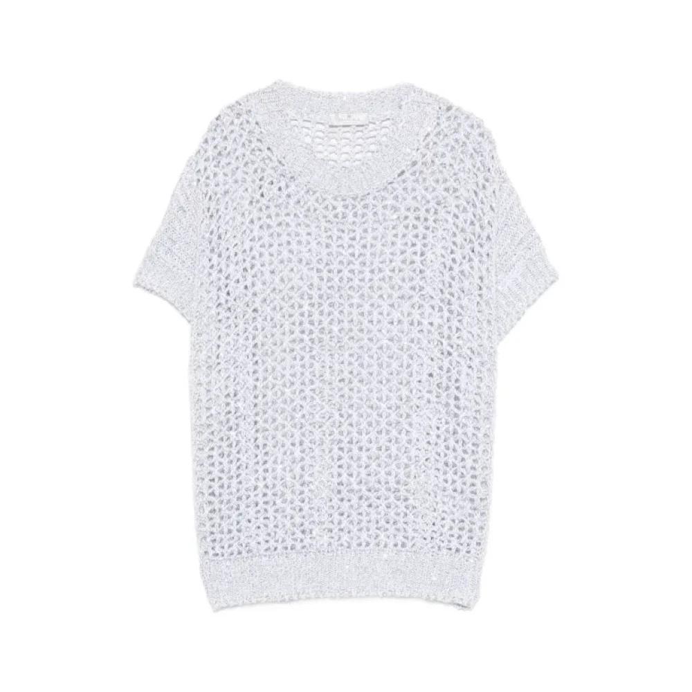 Panicale White Gilet - Female - V-Neck Knitwear - Xl - Knitwear