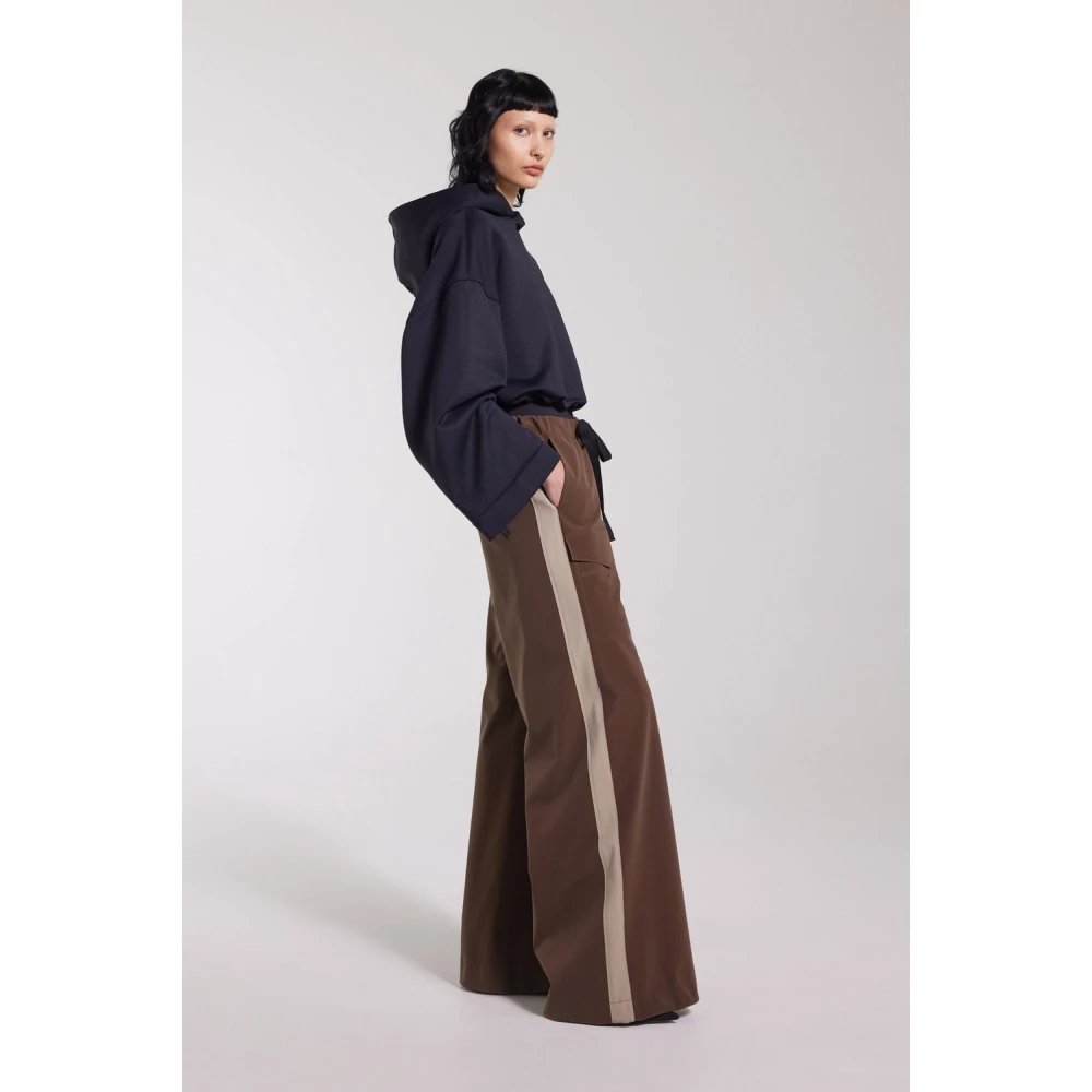 Stutterheim Gestreepte Waterdichte Broek Brown Dames
