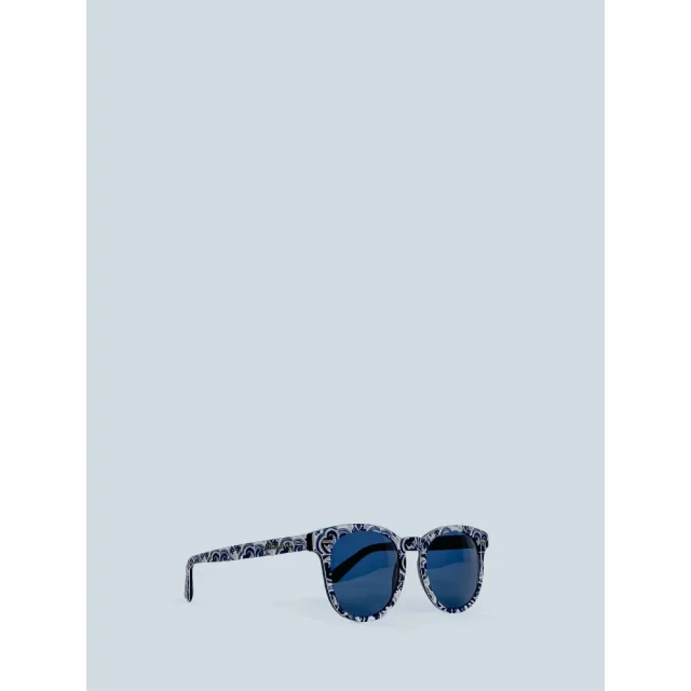 Dolce & Gabbana Pre-owned Fabric sunglasses Blue Dames