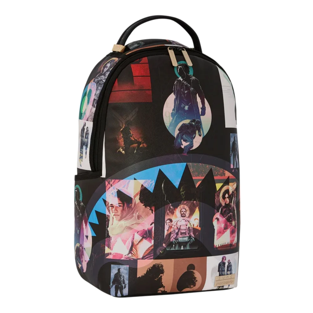 Sprayground Dune Collage Rugzak Zwart Multicolor Unisex