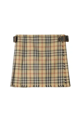 Rutig Mini-Kilt i Ull