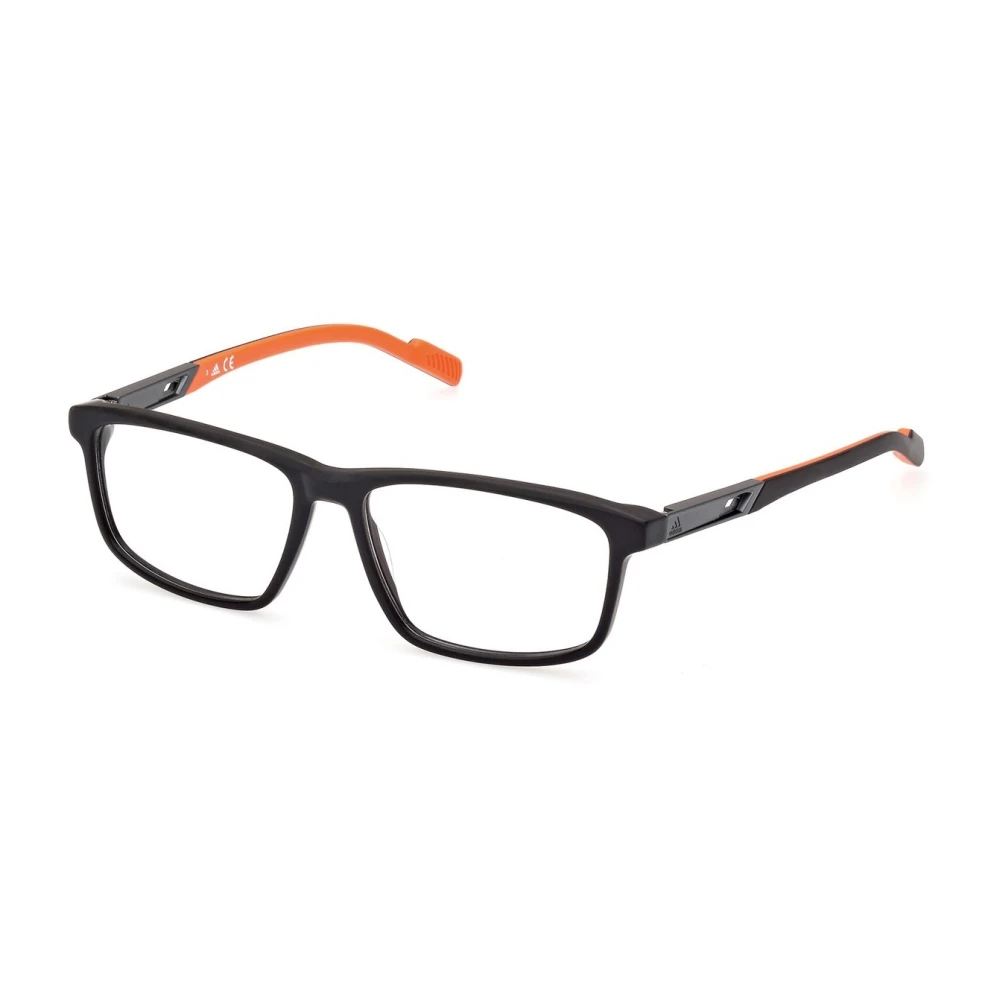 Adidas Unisex Black Glasses, 55 Mm, Eyeglasses
