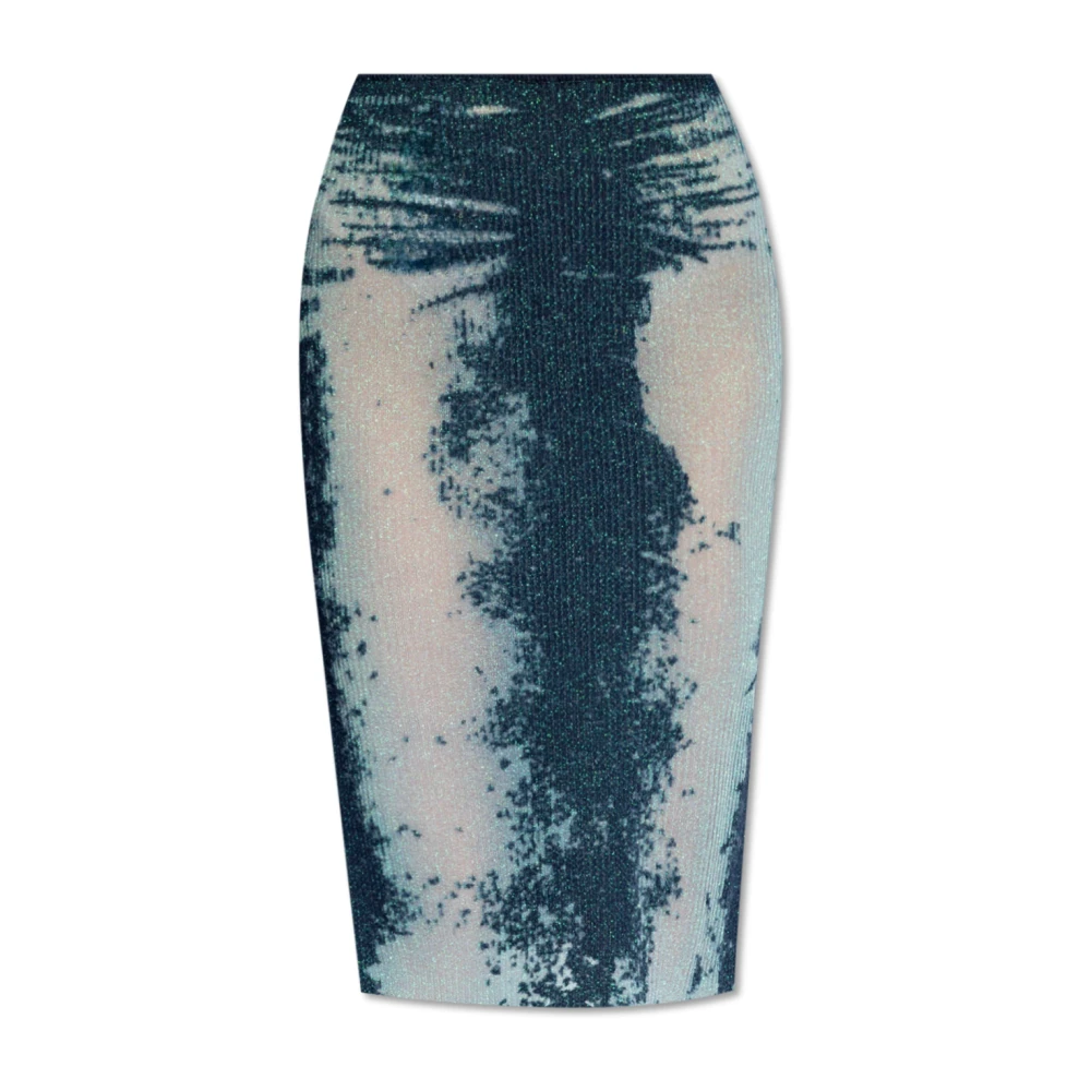 Diesel Women's Blue M-Begonia Skirt - Midi Skirts - S - Skirts