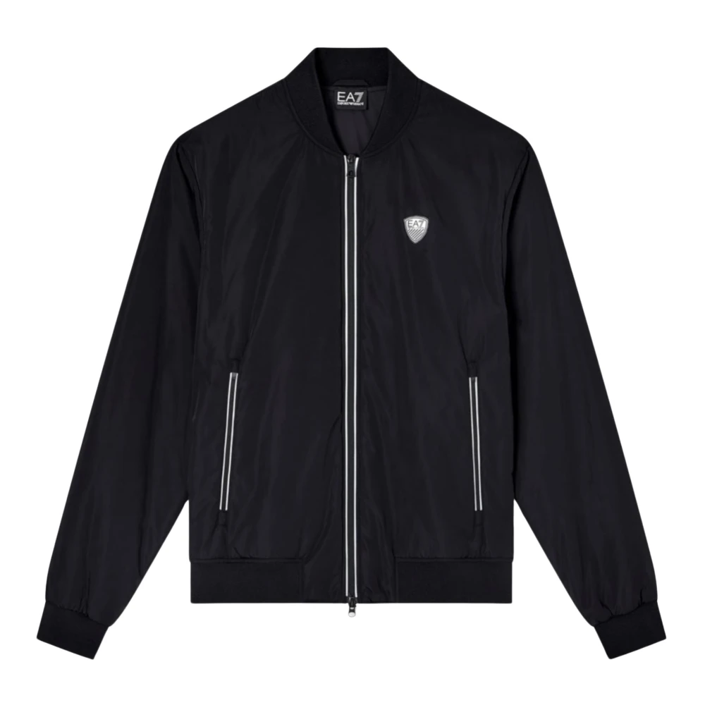 Emporio Armani Ea7 Mannelijk Zwart Jassen Heren, Xs, Bomber Jassen
