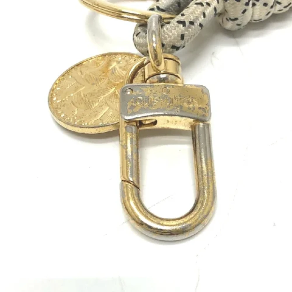 Louis Vuitton Vintage Pre-owned Fabric key-holders White Heren