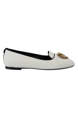 Elegant Loafers med Gyllene Hjärt Detalj
